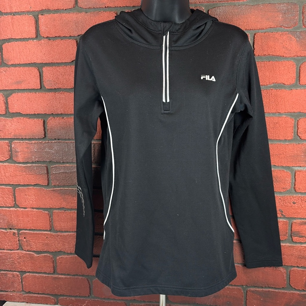 Fila Hoodie Womens Small Quarter‎ Zip